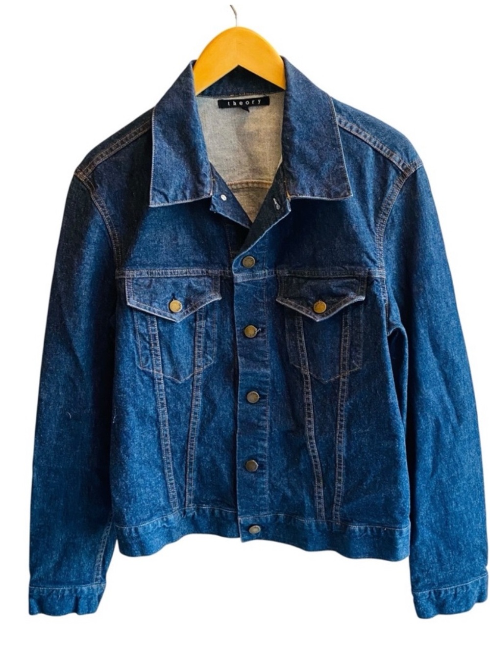 Theory Dark Denim Jacket